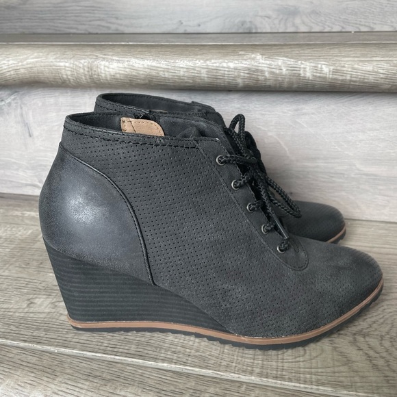 Soul Naturalized Boots Wedge Size 10 Shoes - Picture 2 of 7